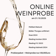 Online Weinprobe (Probierpaket)